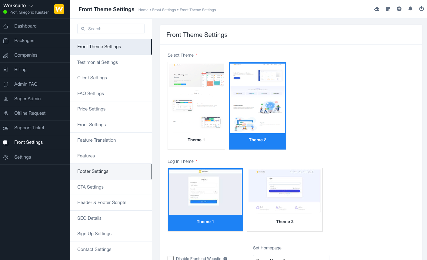 Worksuite Saas Project Management System