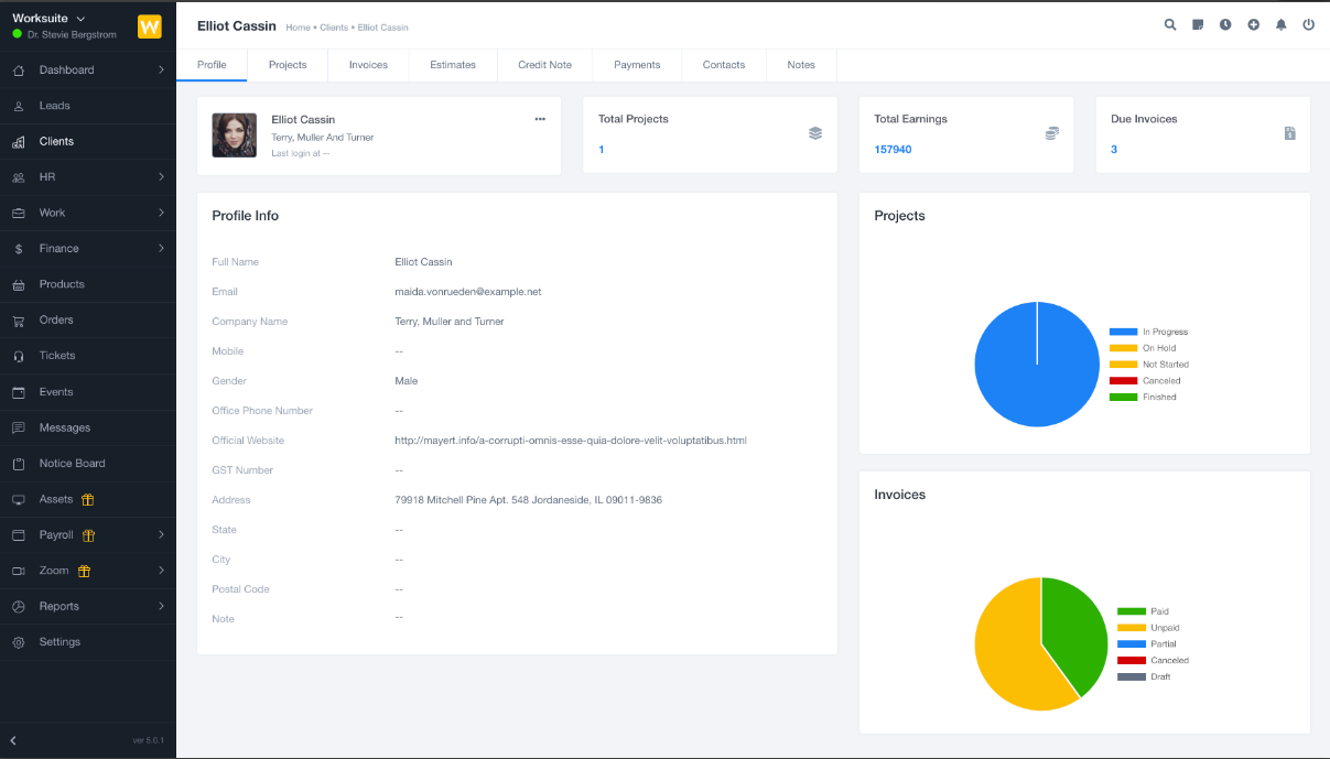 Worksuite Saas Project Management System